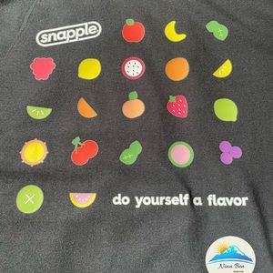 Snapple Do Yourself A Flavor T-shirt Size 2XL Black New